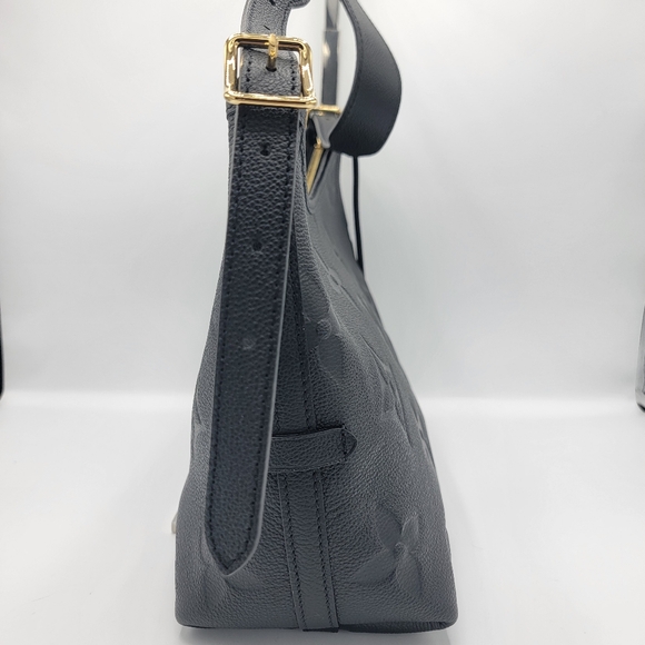 Louis Vuitton Black Monogram Carry All PM Empreinte  Bag - Picture 4 of 11